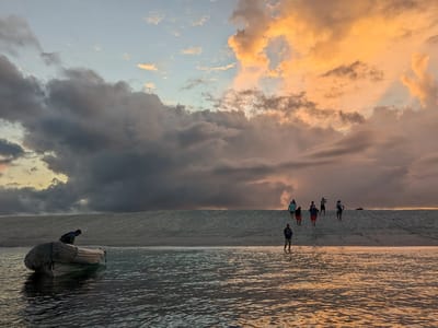 Mosquera Island: Pre-dawn landing on Mosquera Island
