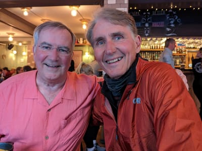 Reykjavik: Herb and his Icelandic college buddy John