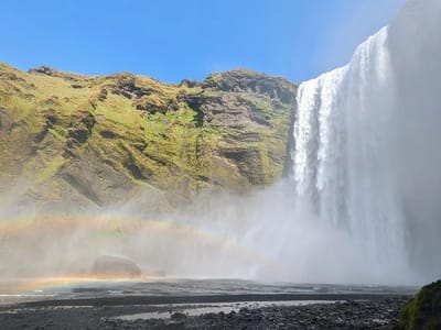 Skogafoss: Skogafoss double rainbow
