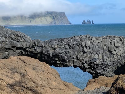 Vik - Dyrhólaey and Reynisfjara Black Sand Beach: View from Dyrhólaey