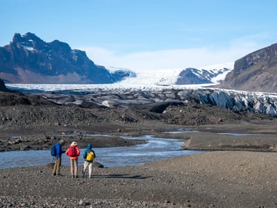 Skaftafell - Svartifoss and Skaftafellsjökull: Skaftafellsjökull