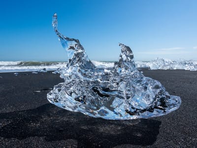 Jökulsárlón Glacier Lagoon and Diamond Beach: Diamond Beach