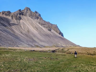 Vestrahorn: Shortcut along the tidal flats