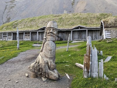Vestrahorn: Our Viking host