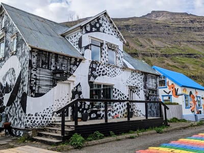 Seydisfjordur: Street Art along the Rainbow Road