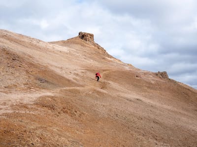 Lake Mývatn Geothermal Area: Climbing Mt. Námafjall