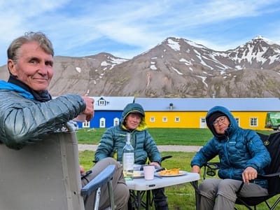 Siglufjörður: Dining alfresco near the Arctic Circle