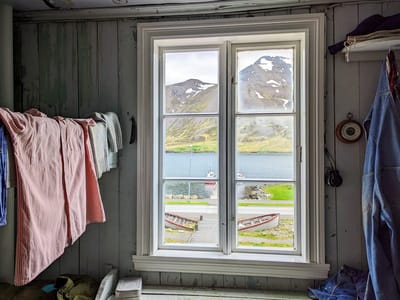 Siglufjörður: View from their window