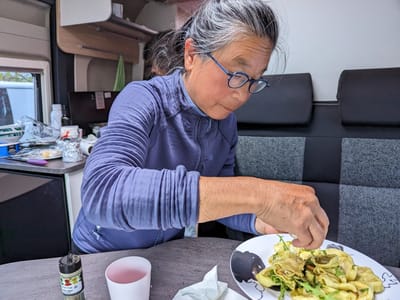 Búðardalur: Tortellinis in the van