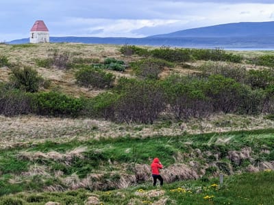 Búðardalur: Across the heath to Hvammsfjordur