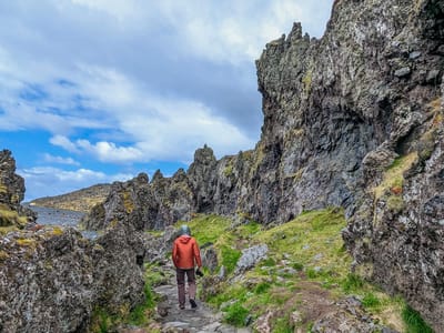 Snæfellsnes Peninsula -  Djúpalónssandur Beach: My little troll
