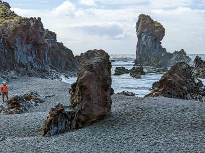 Snæfellsnes Peninsula -  Djúpalónssandur Beach: Troll woman Kerling
