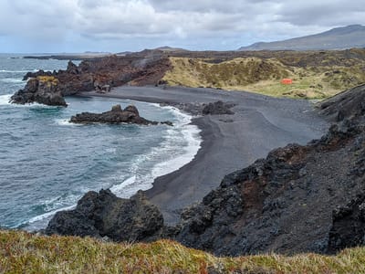 Snæfellsnes Peninsula -  Djúpalónssandur Beach: Dritvik Harbor