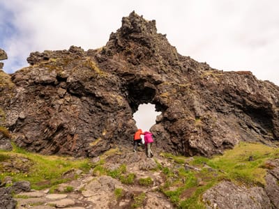 Snæfellsnes Peninsula -  Djúpalónssandur Beach: Two little troublesome elves