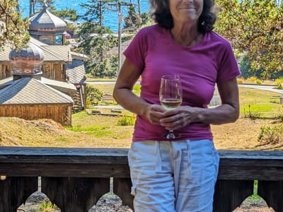 St. Orres: View from our sundeck