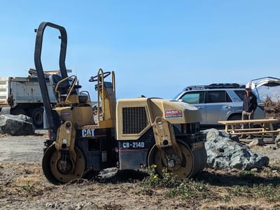 The Lost Coast: Mattole Campground under construction