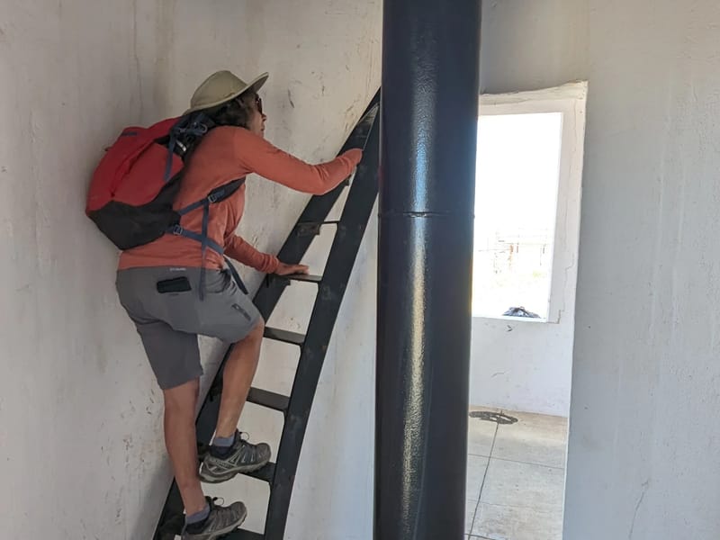 Climbing up the Lighthouse
