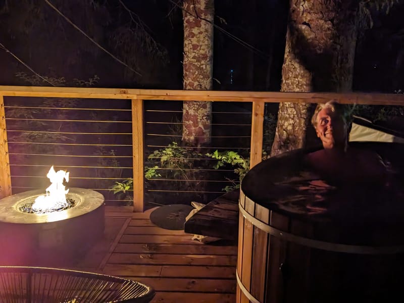 Herb and his hot tub