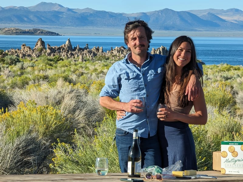 Pre-dinner cocktail hour at the South Tufas