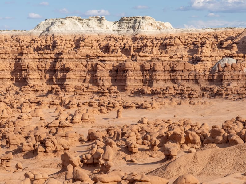 Looking out over the Valley of Goblins