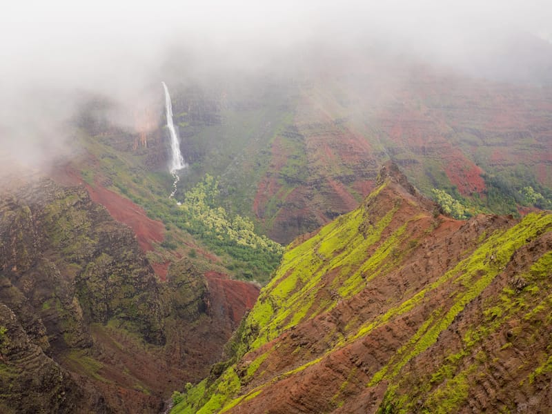 Waimea Canyon - Waipo'o Falls