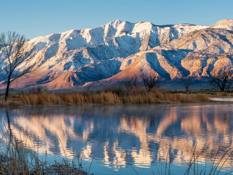 The Sierra at sunrise