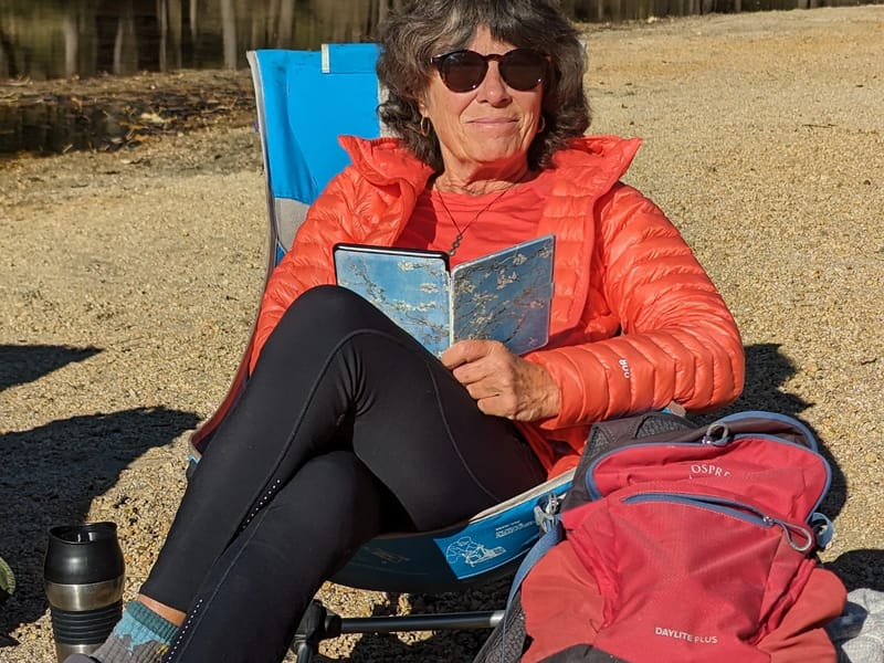 Relaxing on Sentinel Beach