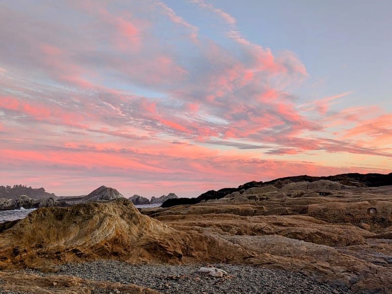 Sunset at Weston Beach
