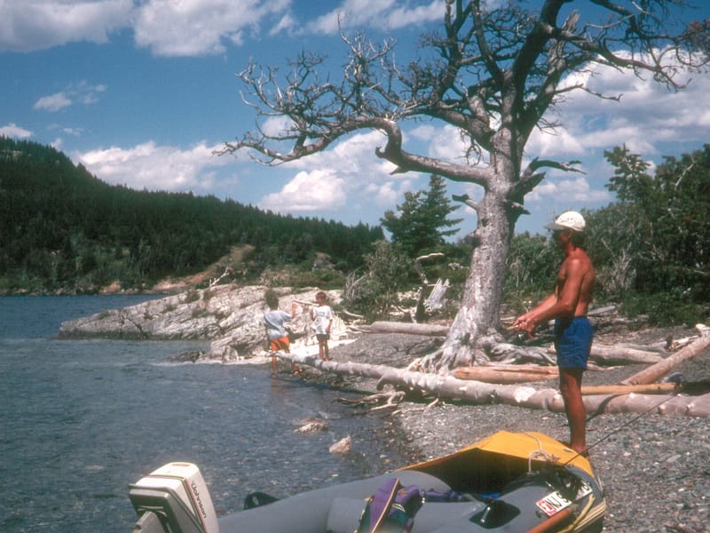 Herb with Avon at St Mary's Lake