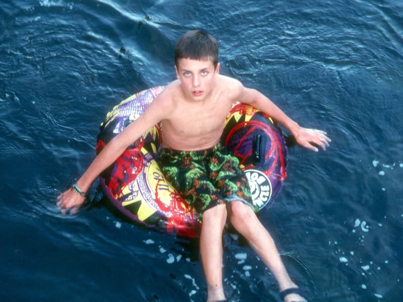 Andrew Tubing the Yampa