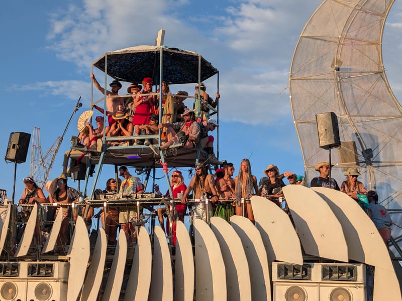 Raucous Crowd seeking wisdom