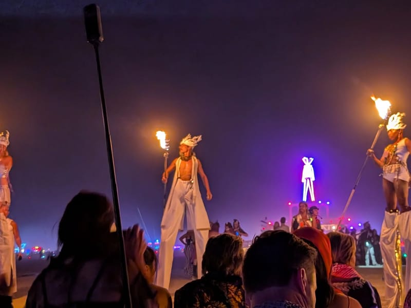 The Procession of the Ceremonial Flame