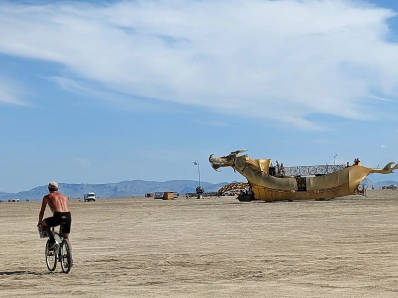 Heading out for a day on the playa