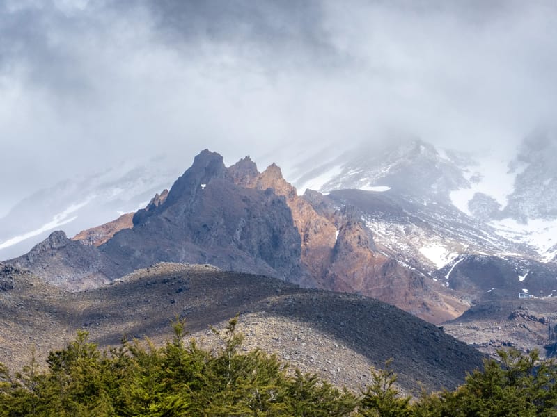 Jagged Mount Ruapehu
