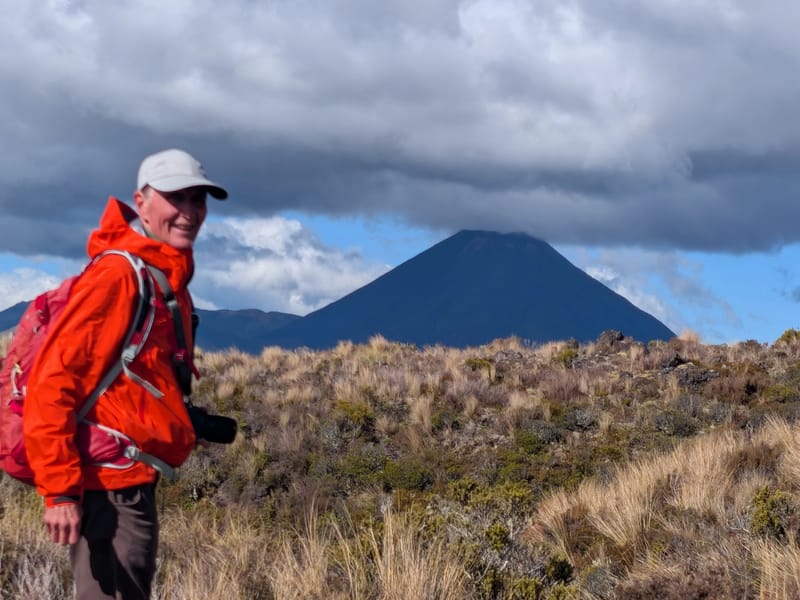 Herb meets Mt. Ngāuruhoe