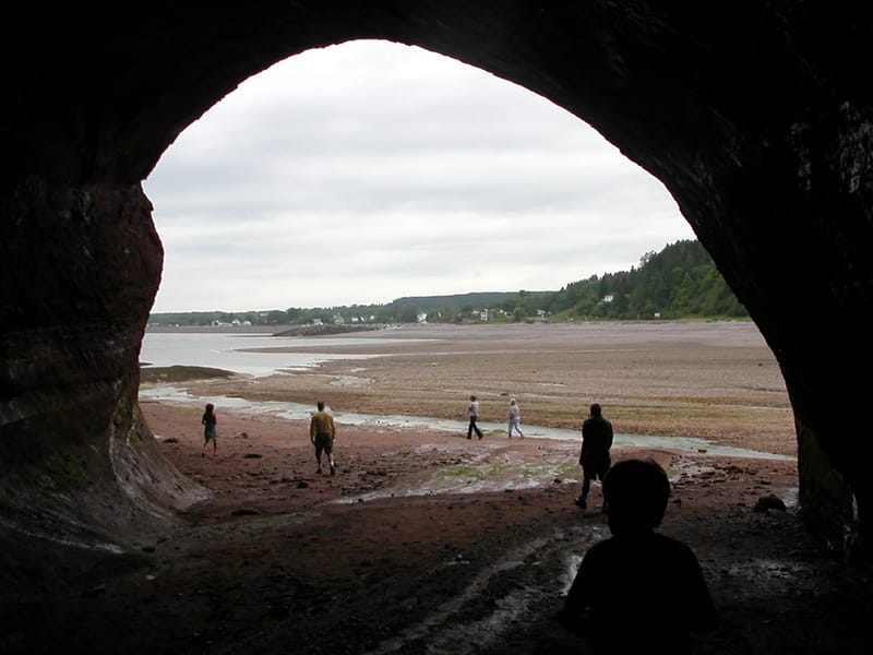 Inside the St. Martin Sea Cave