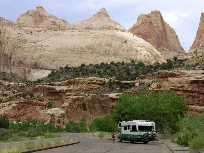 Lazy Daze on entrance to Capitol Reef