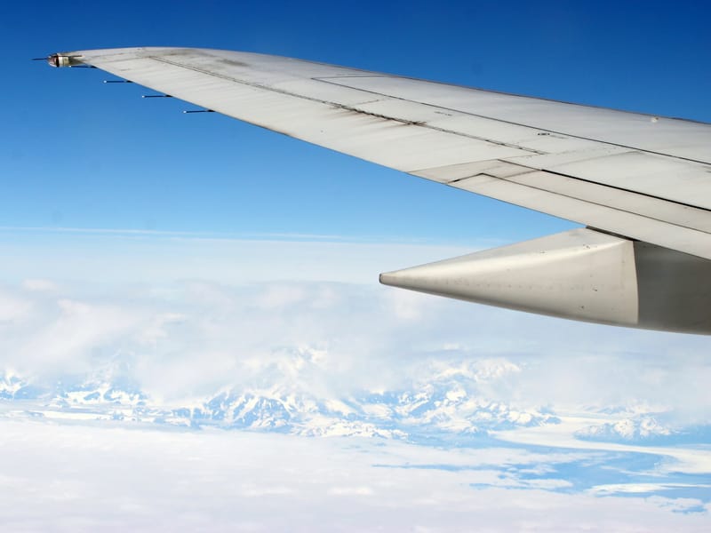 View from the flight home