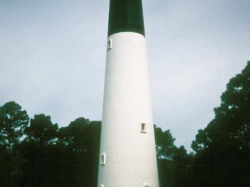 Hunting Island Lighthouse mit spouse