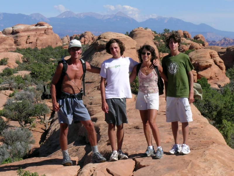 Herb and boys at Annapolis