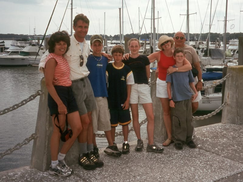 Happy Campers at waterfront