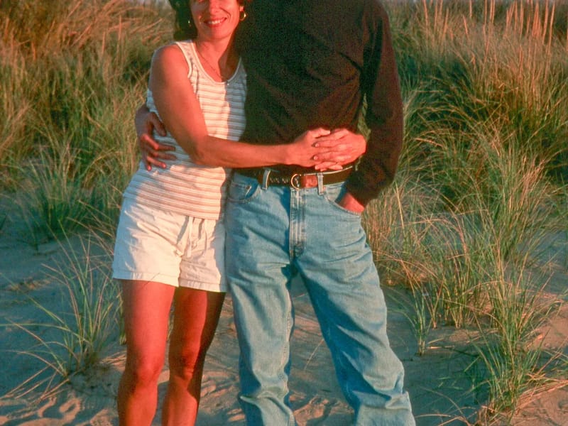 Lolo and Herb on beach
