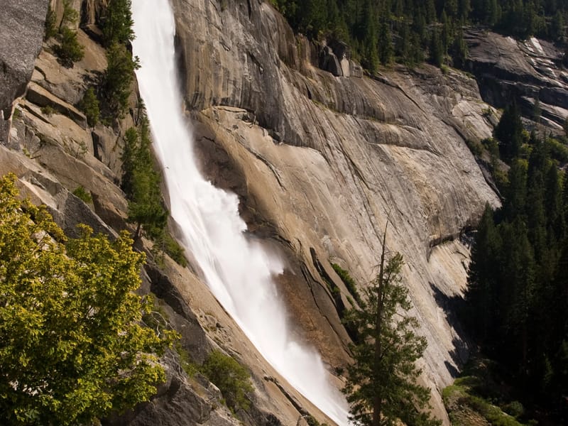 Andrew and Nevada Falls