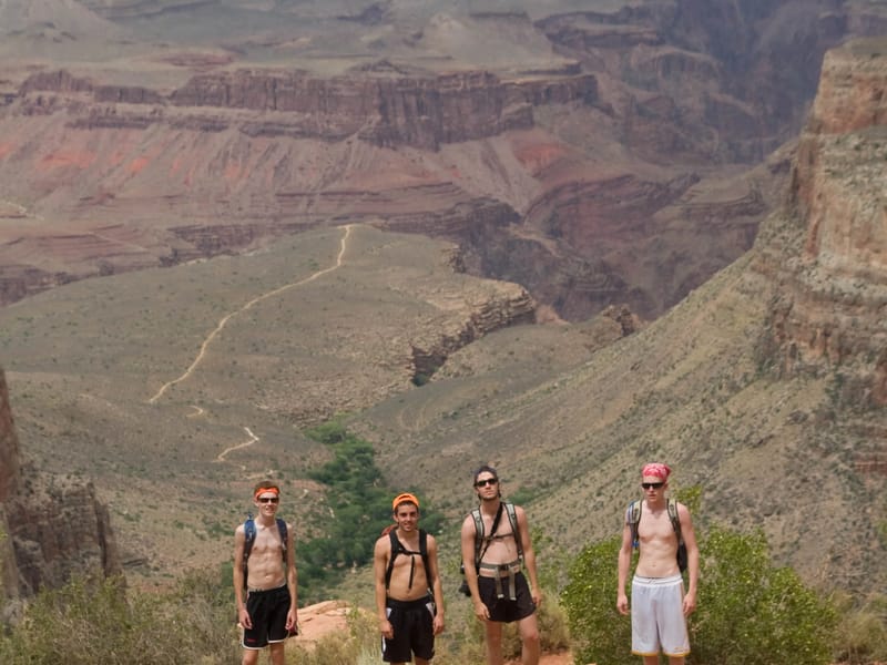 Beginning of Bright Angel Trail