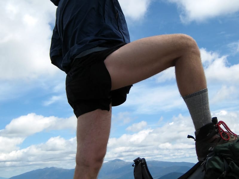 Nik conquering South Twin