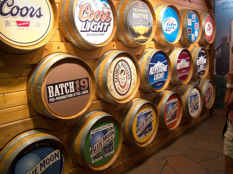 Mom on Coors Brewery Tour - TJG