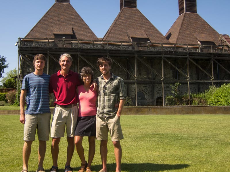 Family at Hop Kiln Winery