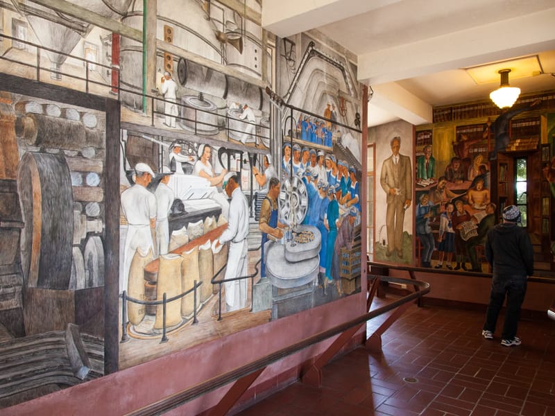 Coit Tower Public Works Murals