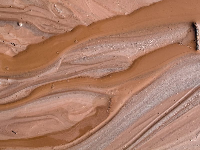 Moshup Beach Red Clay Rivulet