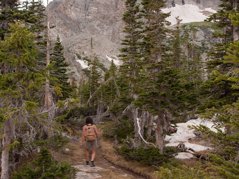Lolo on Lake Helene Hike